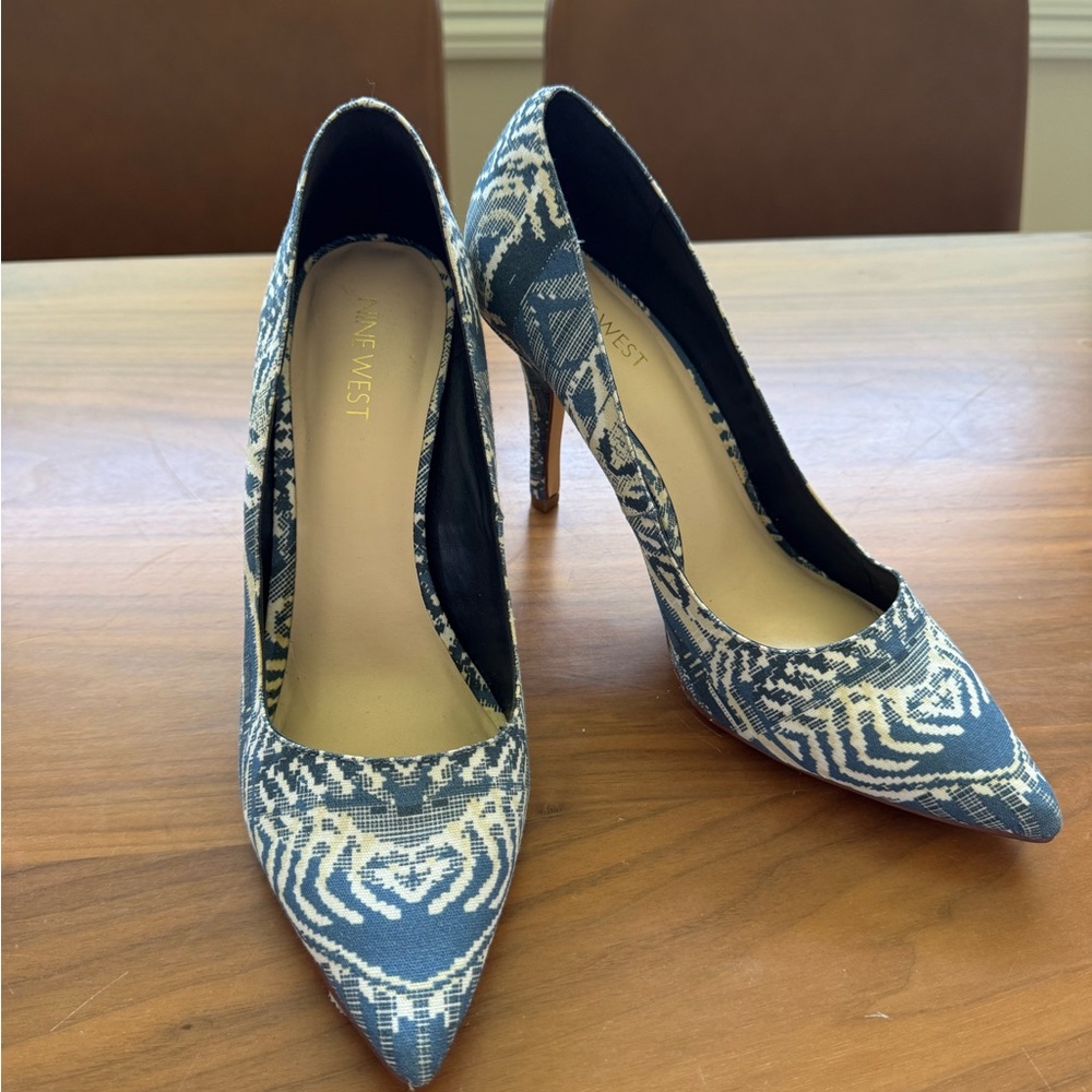 Nine West Blue Stiletto Heels